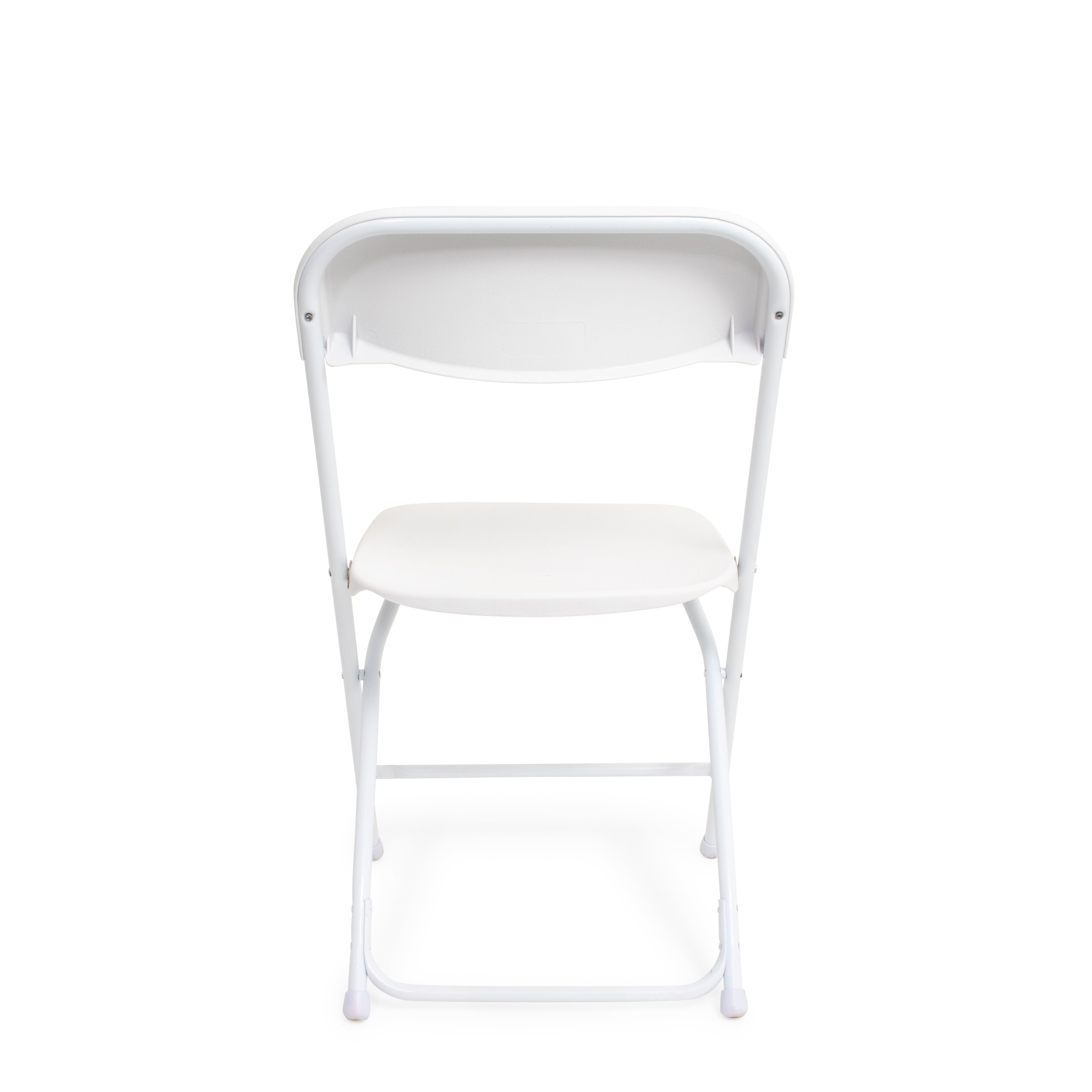 White Samsonite Plastic Folding Chair