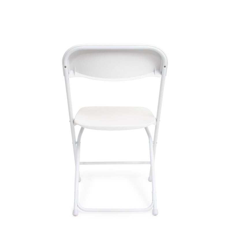White Samsonite Plastic Folding Chair