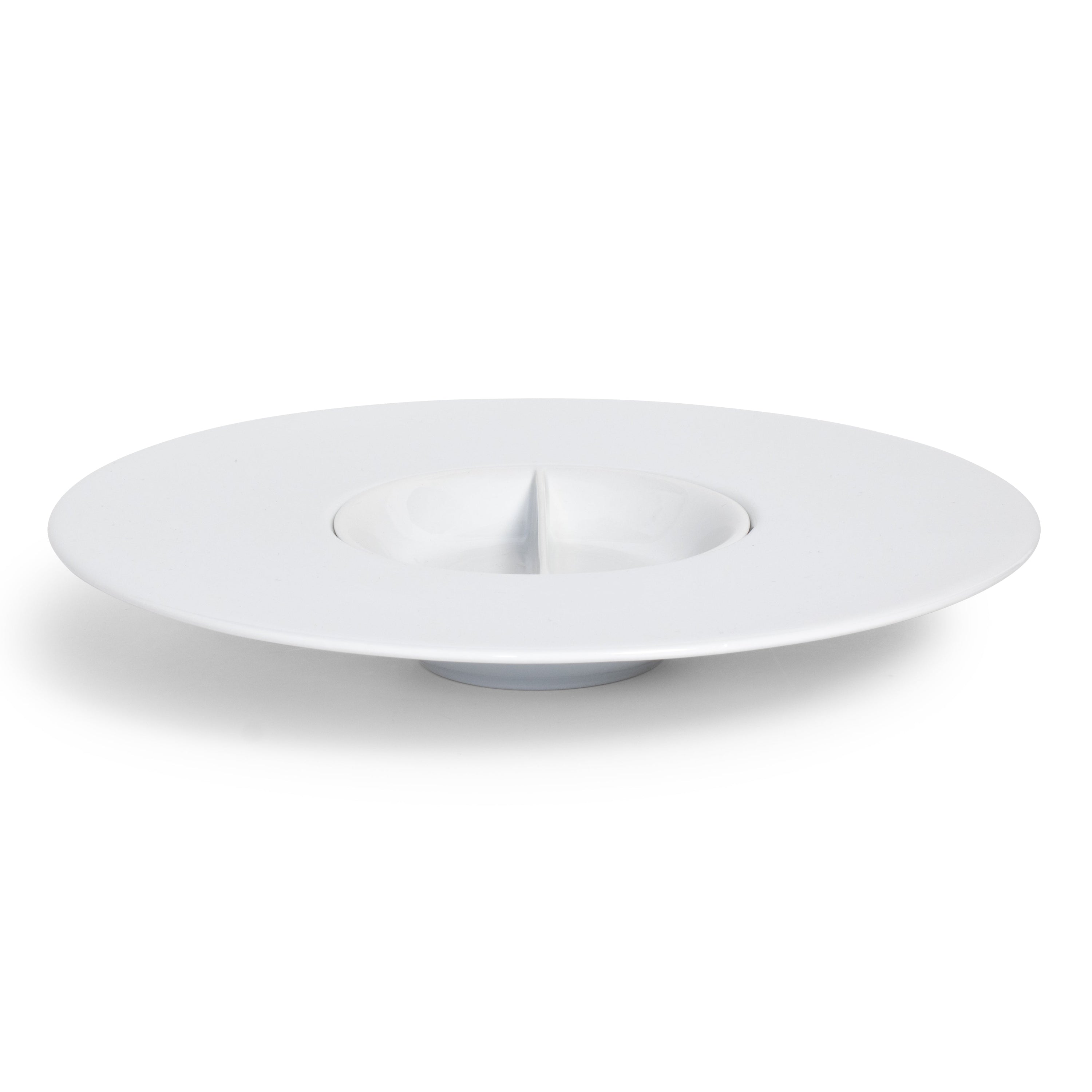 White Saturn Bowl 11"
