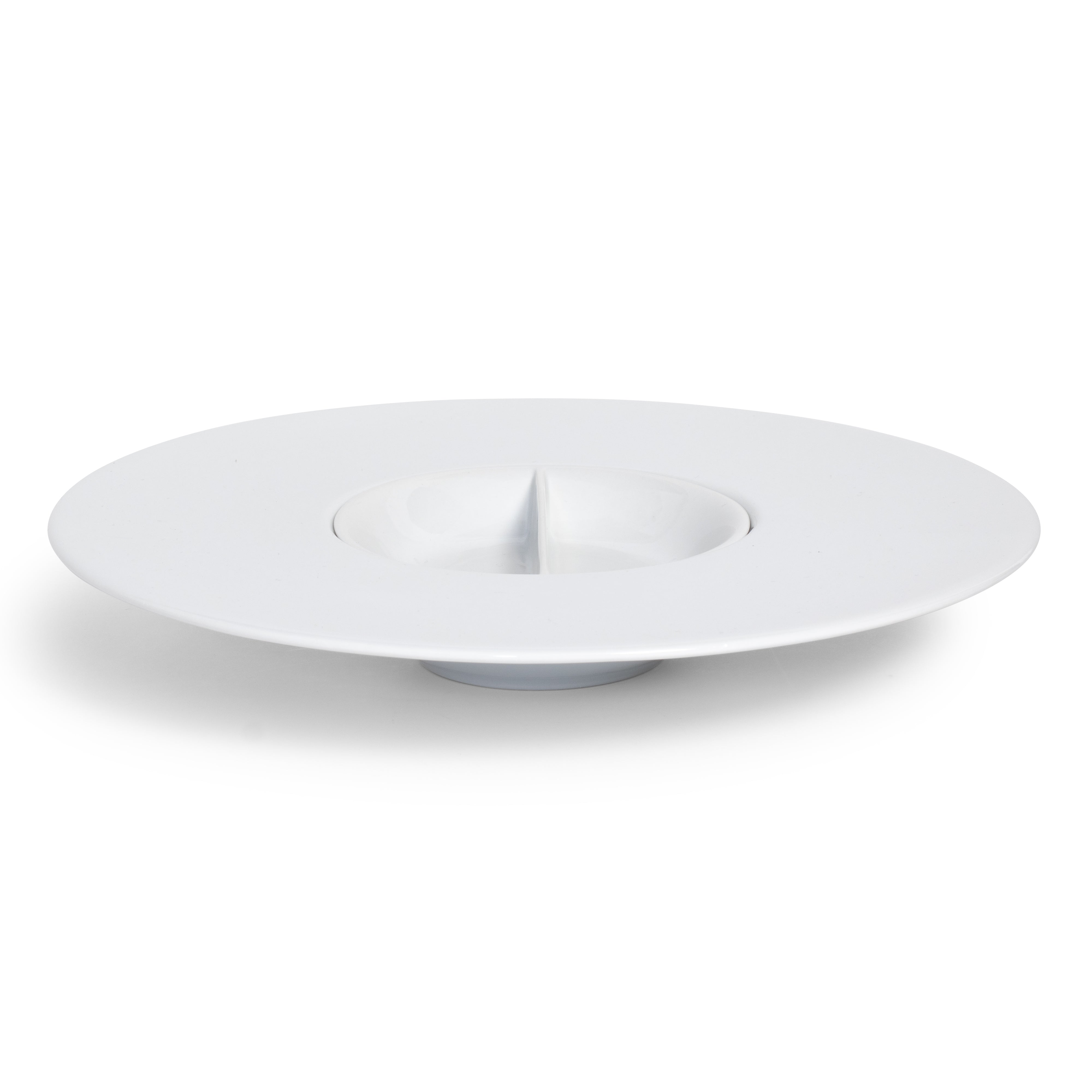 White Saturn Bowl 11"