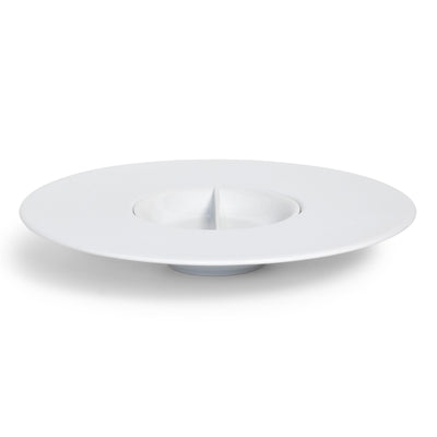 White Saturn Bowl 5" Insert