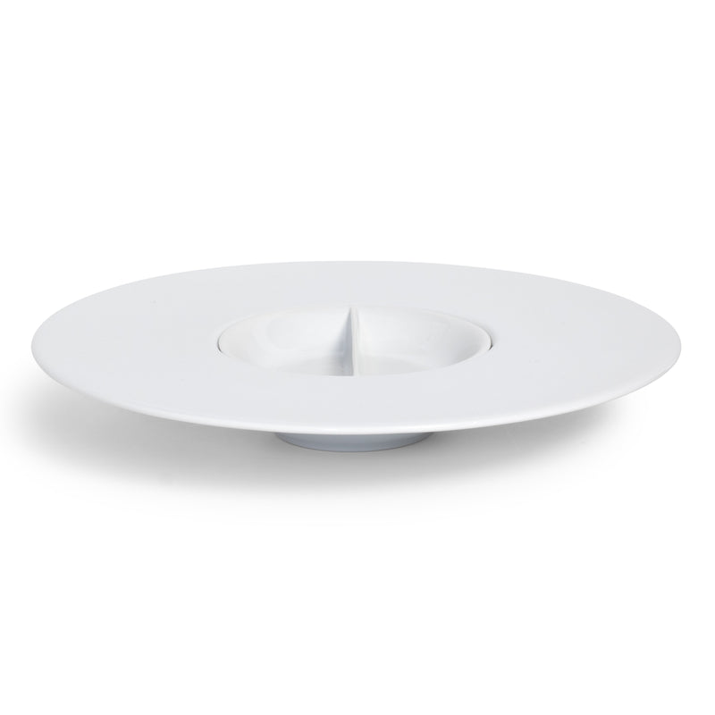 White Saturn Bowl 5" Insert