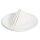 Solid Cotton Nouveau White Napkin