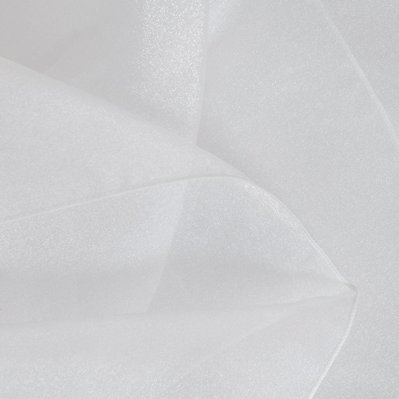 White Sparkle Organza