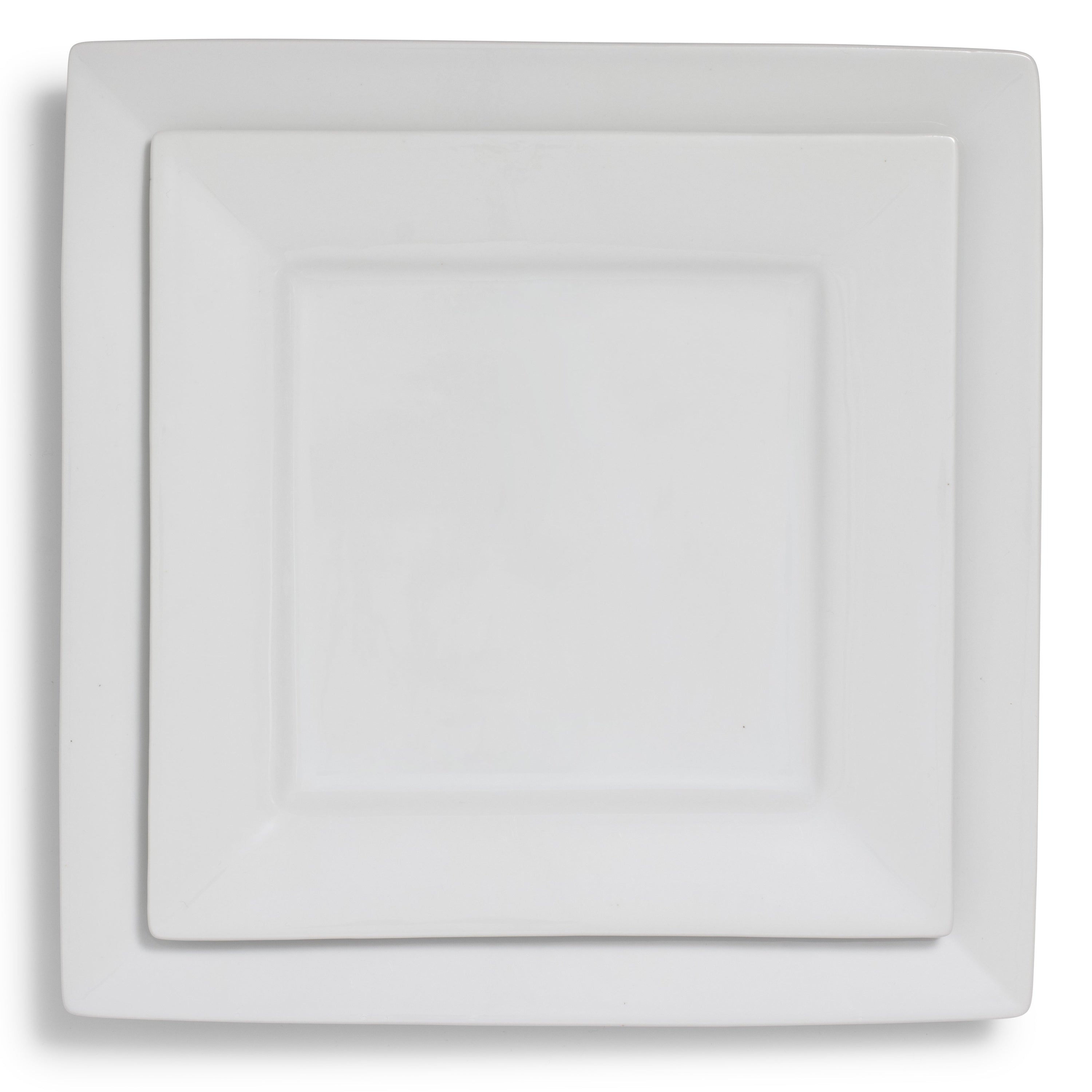 White Rim Square Dinner 10"