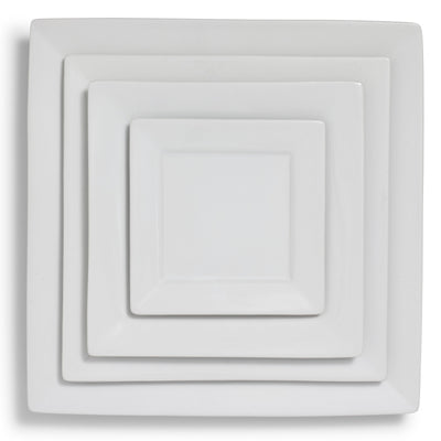 White Rim Square Bread & Butter 6"