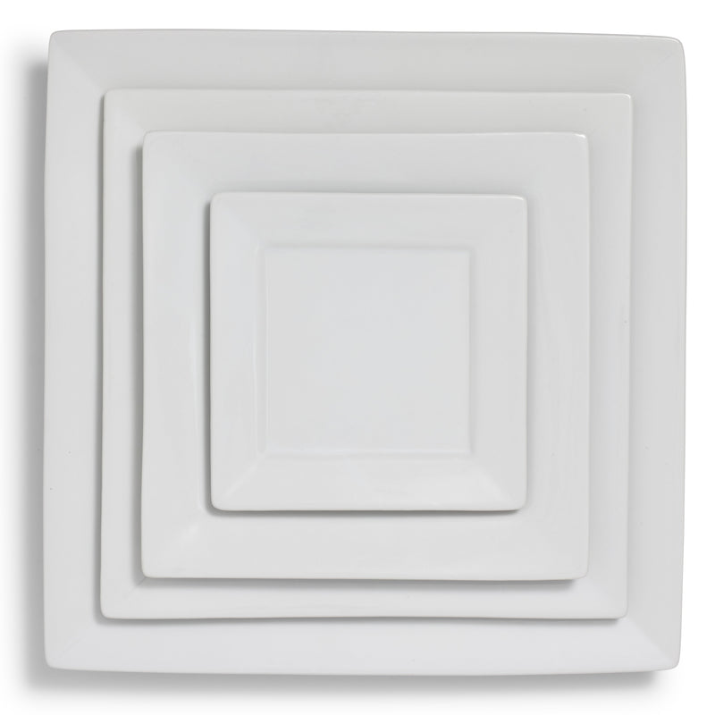 White Rim Square Bread & Butter 6"