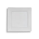 White Rim Square Salad/Dessert 8"