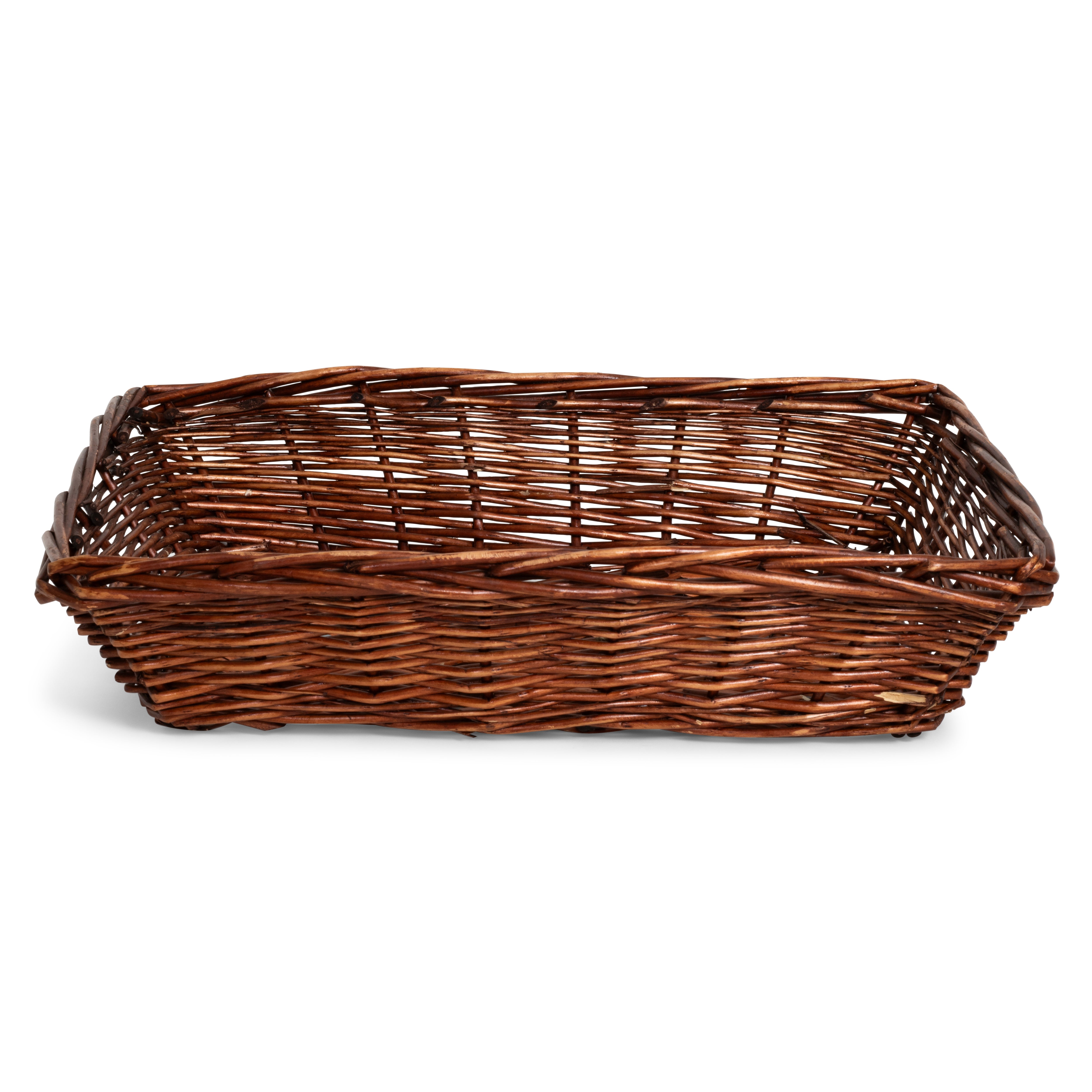 Wicker Basket 19"L x 15"W