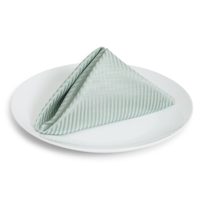 Windsong Celadon Stripe Napkin