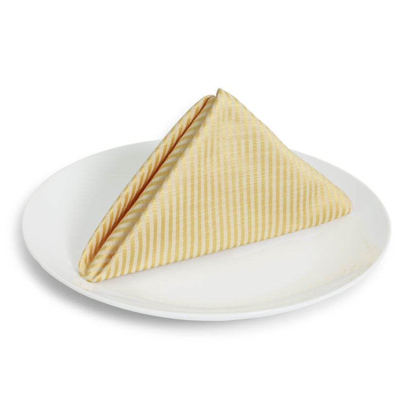 Windsong Marigold Stripe Napkin