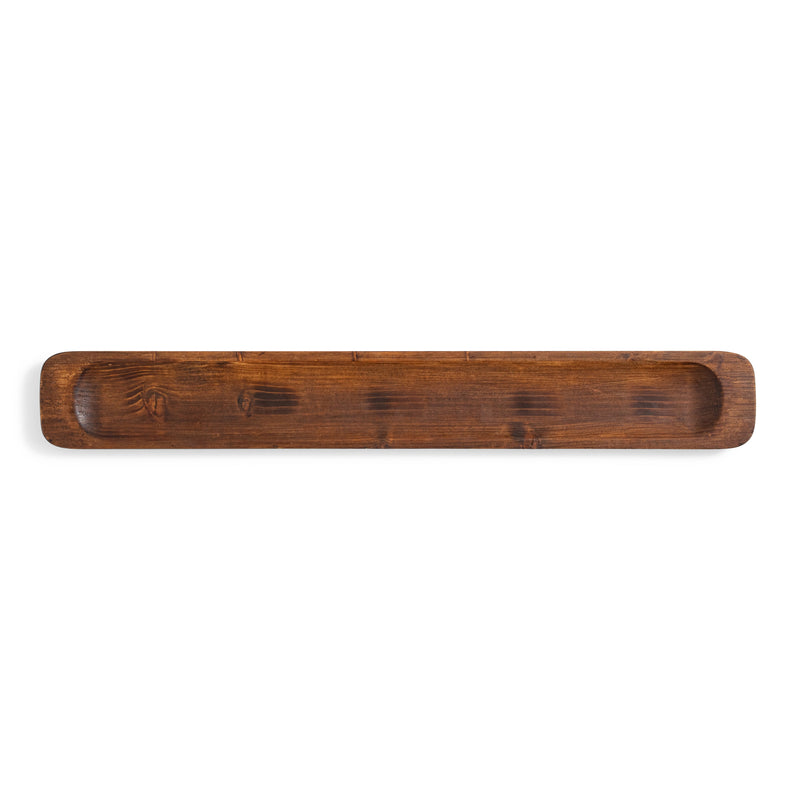 Wood Baguette Tray 32"L x 4"W