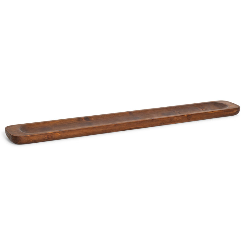 Wood Baguette Tray 32"L x 4"W