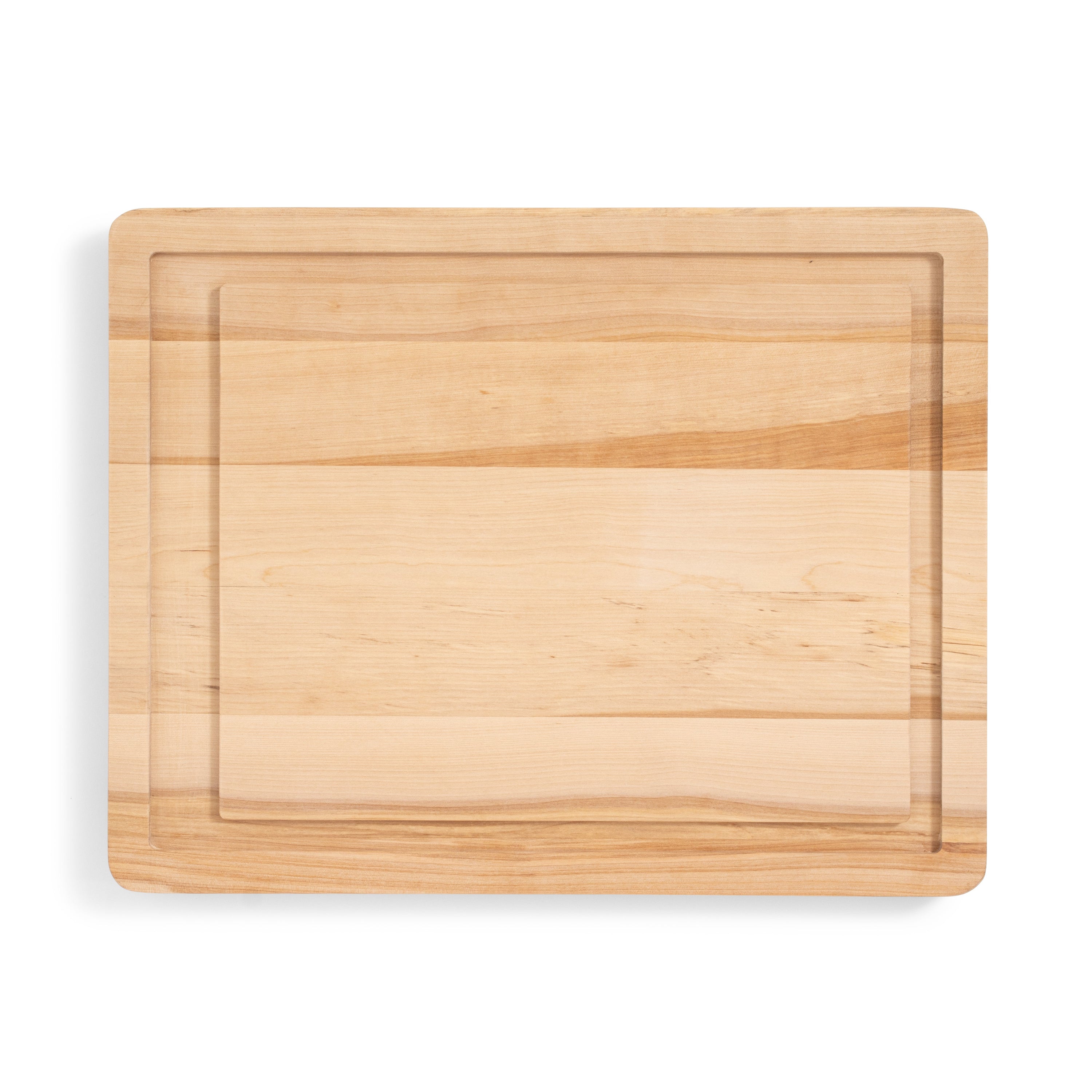 Wood Rectangular Carving Board w/ Drip 20" x 16"