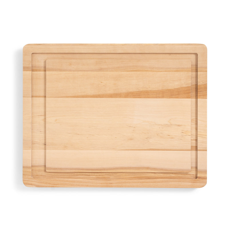 Wood Rectangular Carving Board w/ Drip 20" x 16"
