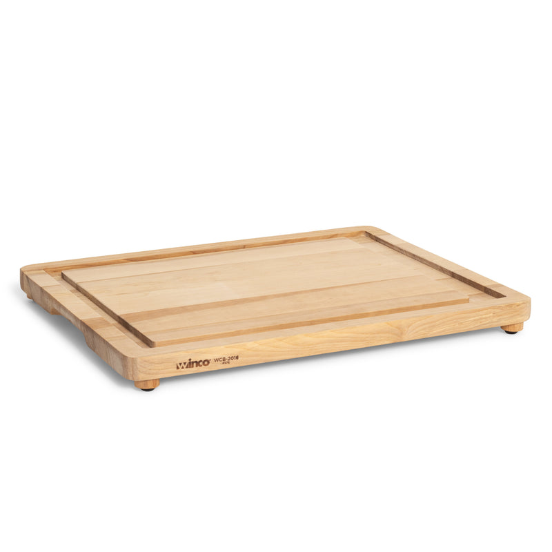 Wood Rectangular Carving Board w/ Drip 20" x 16"