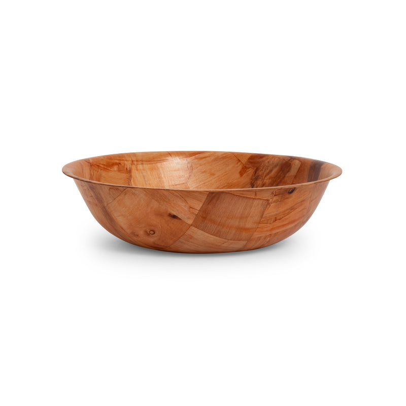 Wood Woven Salad Bowl 10"