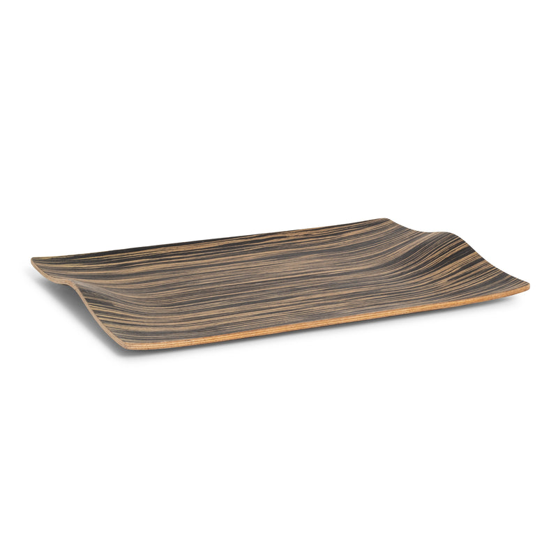 Wood Wave Tray 20"L x 14"W