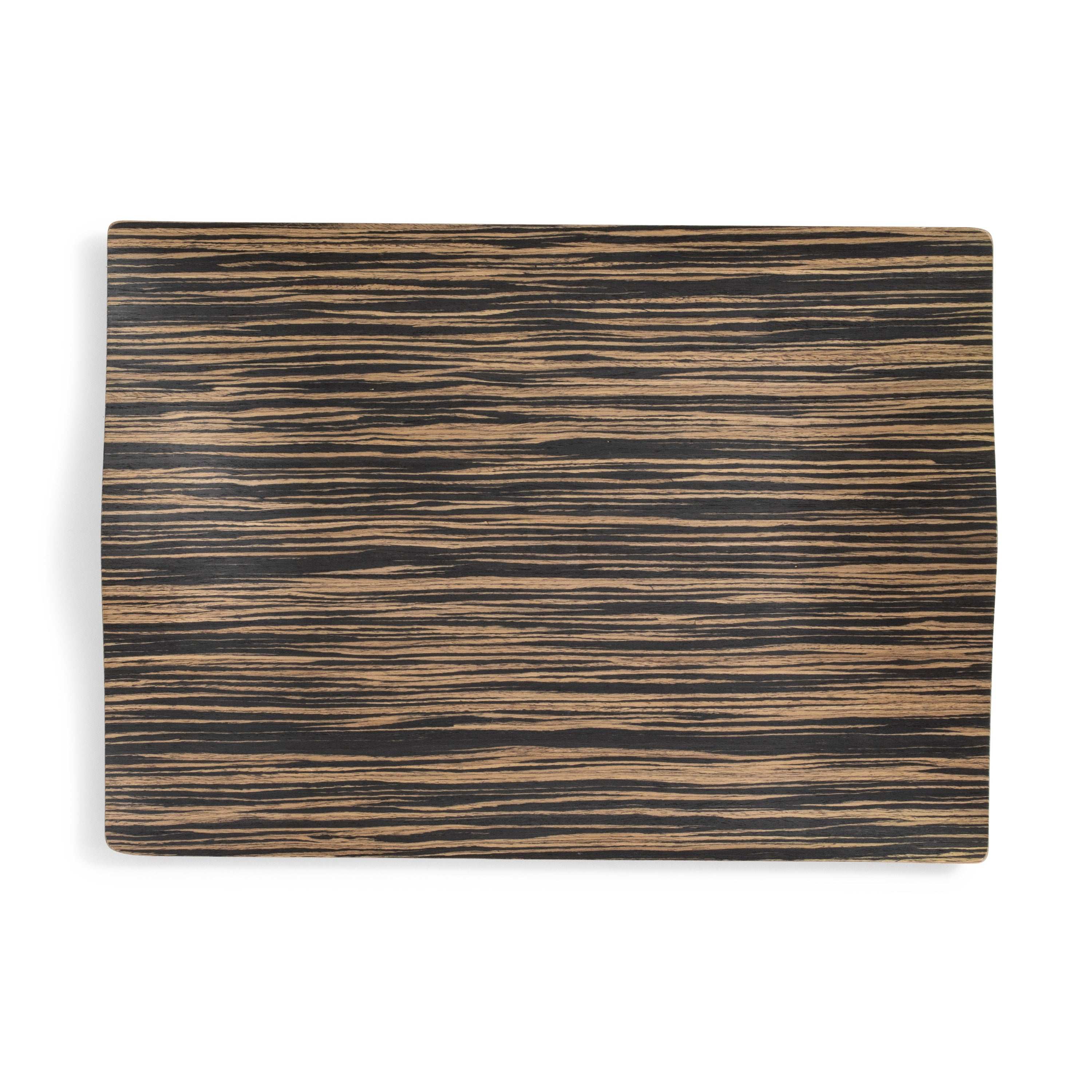 Wood Wave Tray 20"L x 14"W