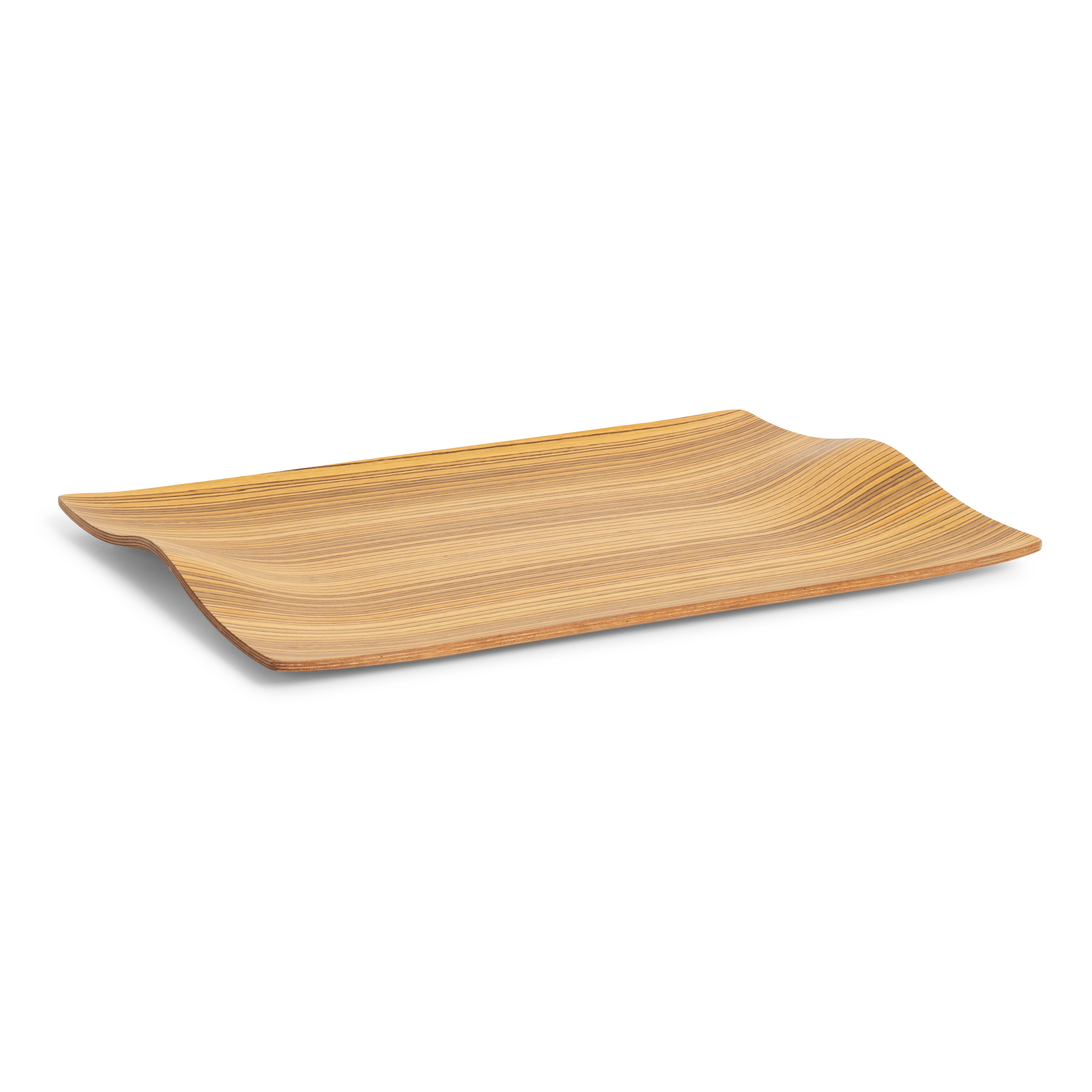 Wood Wave Tray 20"L x 14"W