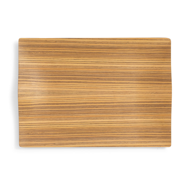 Wood Wave Tray 20"L x 14"W