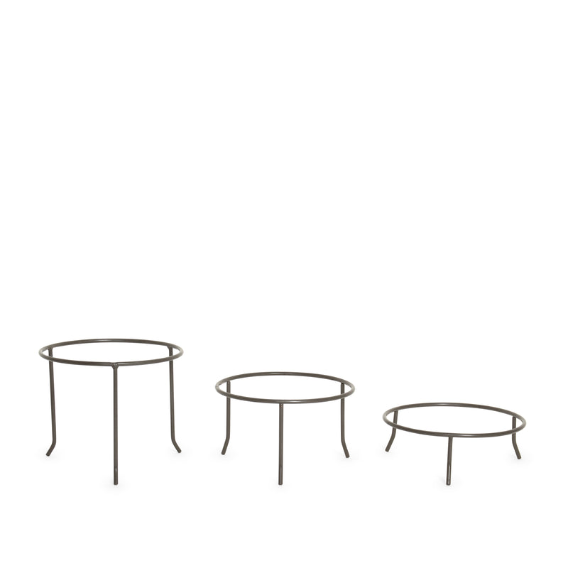 Wrought Iron 3 Riser Set