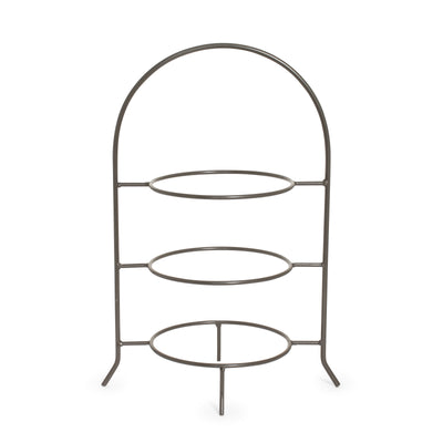 Wrought Iron 3 Tier- 10" Plate Stand