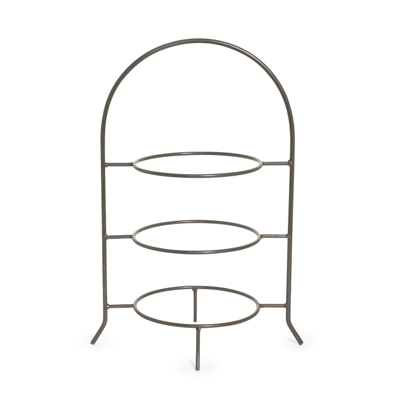 Wrought Iron 3 Tier- 10" Plate Stand