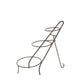 Wrought Iron 3 Tier Angled Bowl Stand