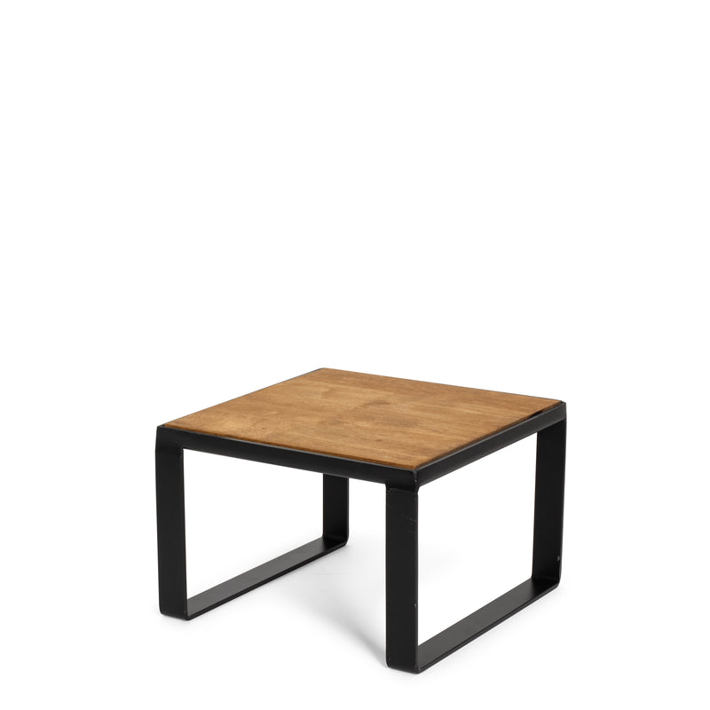 Wrought Iron and Wood Riser