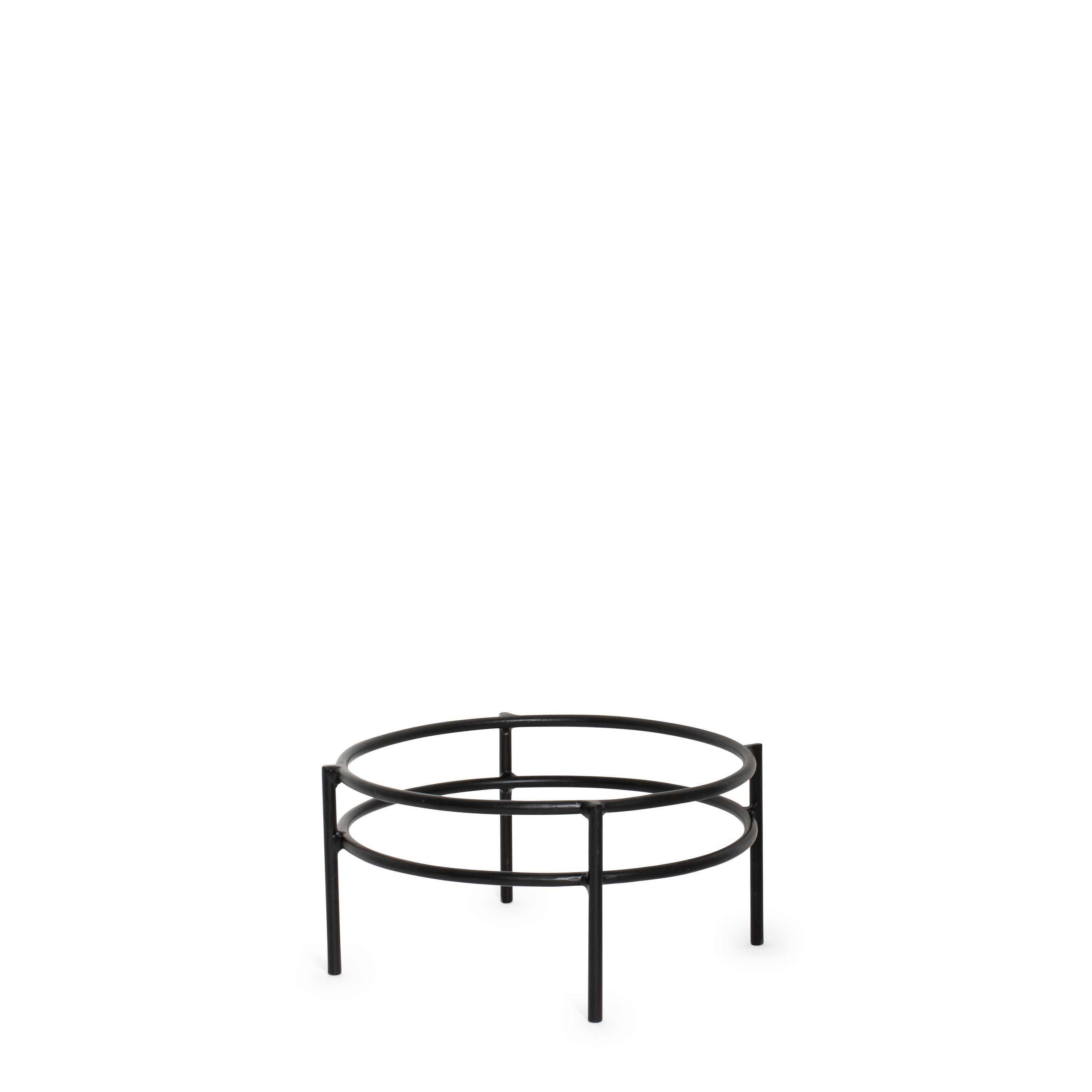Wrought Iron Double Ring Round
