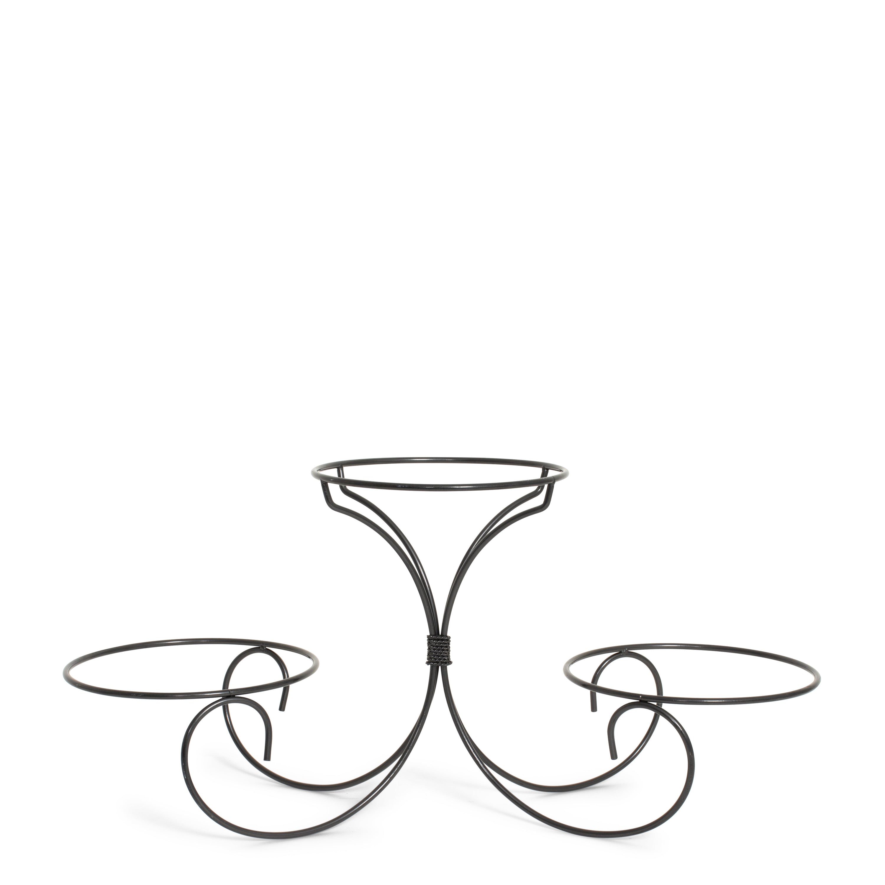 Wrought Iron 3 Tier Swag Stand