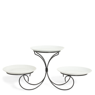 Wrought Iron 3 Tier Swag Stand