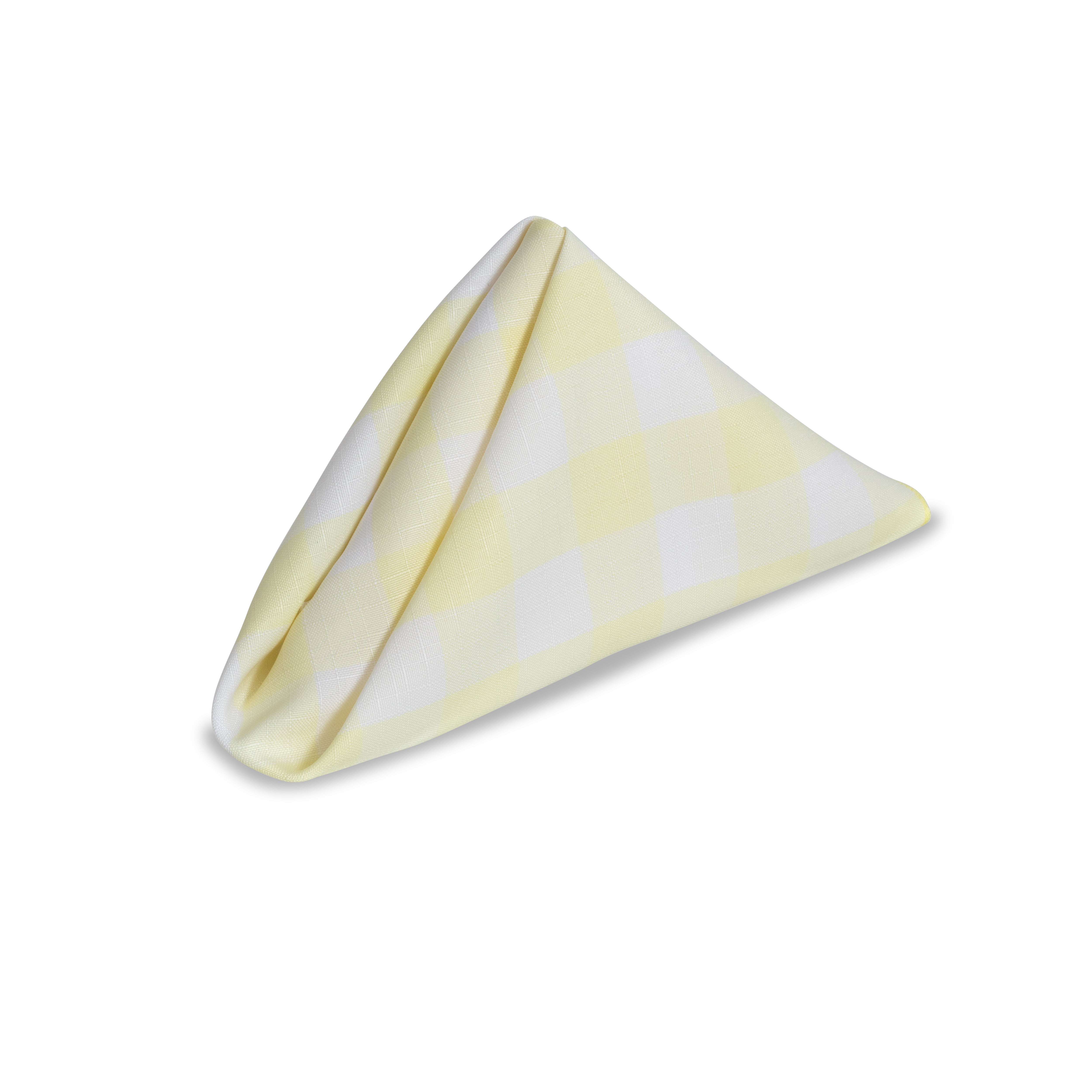 Yellow Check Napkin