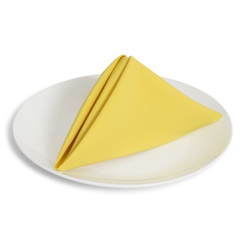 Solid Cotton Nouveau Yellow Napkin