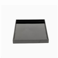 Party Rental Products Black Square Lacquer Tray Trays