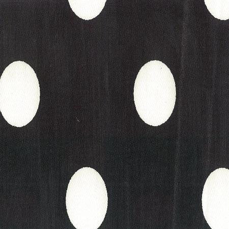 Party Linens Black and White Polka Dot Large Stripes and Polka Dots