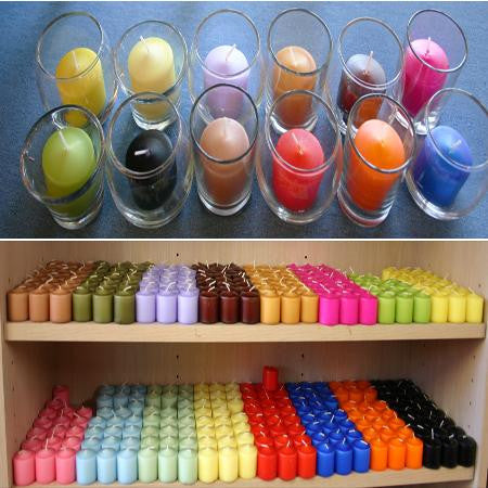Colored 10 hr Votive Candles - Candles and Votives