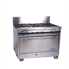 Party Rental Products Commercial Stove - 6 Burner Propane Cooking