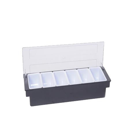 Party Rental Products Condiment Tray - 6 Compartment Bar