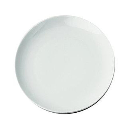 White Coupe 10"  Dinner Plate