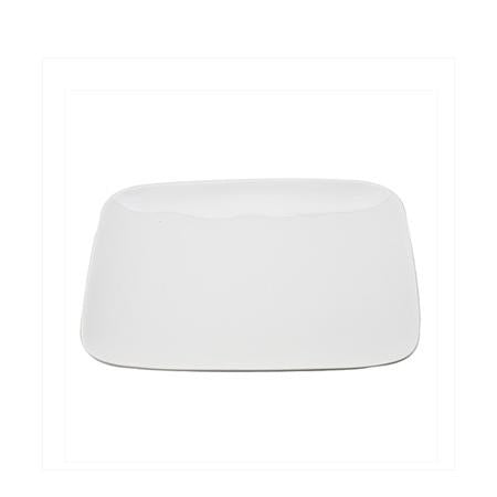 Party Rental Products Fusion Rectangle Dinner/Salad Plate China