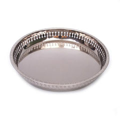 Party Rental Products Galley Round 15 inch  Chrome Trays