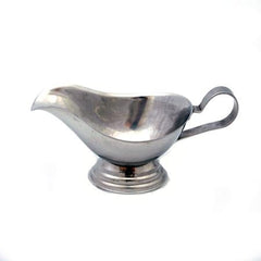 Party Rental Products Gravy Boat- Stainless Steel Serving Pieces