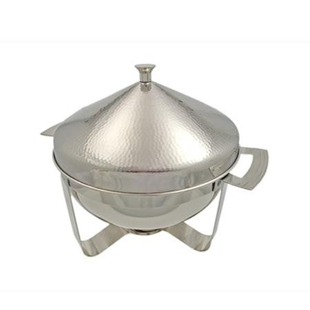 Hammered 8qt Round Chafer - Chafers