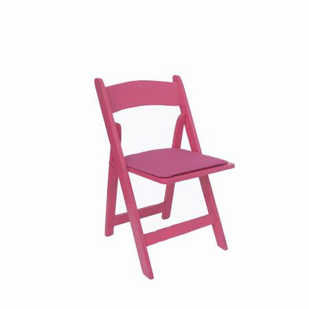 Party Rental Products Hot Pink Folding Chair Chairs