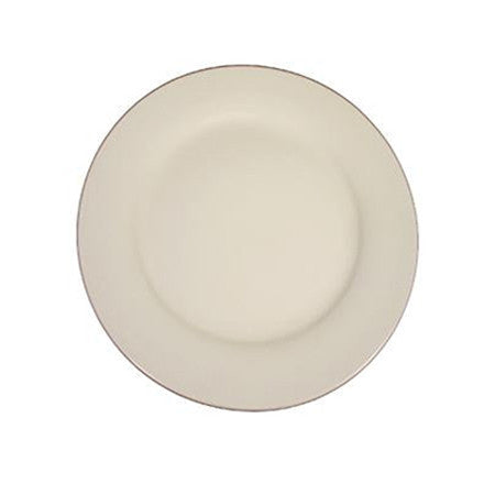 Ivory Rim 10" Dinner Plate
