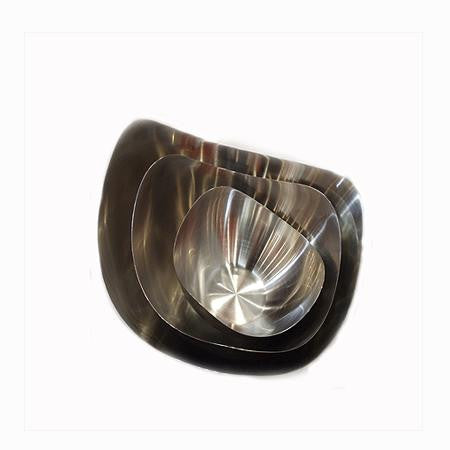 Party Rental Products Mod Stainless Steel 7 inch  Bowl Bowls