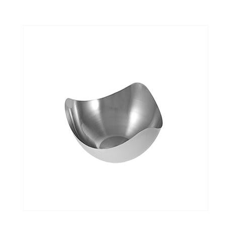 Party Rental Products Mod Stainless Steel Curved Bowl 7 inch  Mod Trays, Bowls and Stands
