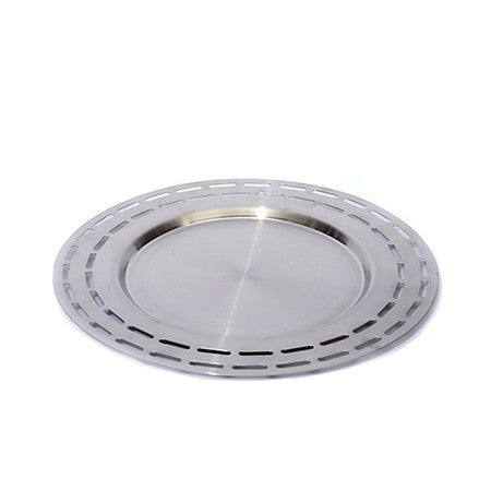 Mod Stainless Steel Slotted Tray 15 inch